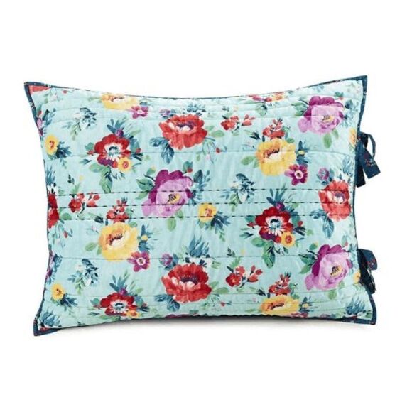 NEW The Pioneer Woman Multi-Color Sweet Romance Blossoms 2-Piece Poly Velvet Kin - Picture 3 of 3